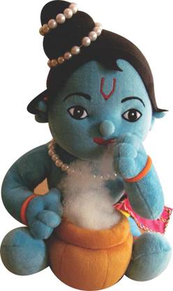 Pihu Enterprises Lord Little Krishna (Makhan Chor) God Super Cute Soft Toy  - 30 cm