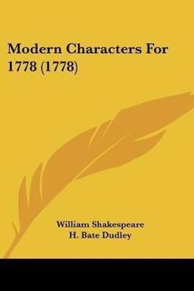 Modern Characters For 1778 (1778)