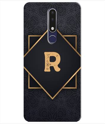 XPRINT Back Cover for Nokia 3.1 Plus - Alphabet R