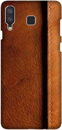 PNBEE Back Cover for Samsung Galaxy A8 Star ( SM-G885F, SM-G8850) -Leather Pattern Printed Back Case Cover