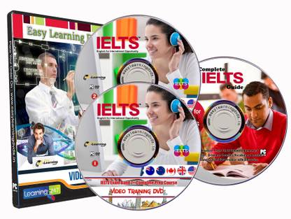 Easy Learning IELTS Band 7+ Complete Prep Course IELTS Guides and Practice Tests on 3 DVDs