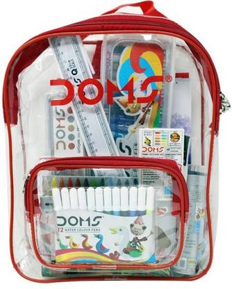 DOMS Smart Kit | Kit For School Essentials With Zipper Bag | Gifting Range For Kids