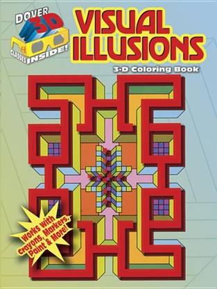3-D Coloring Book - Visual Illusions