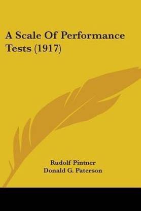 A Scale Of Performance Tests (1917)