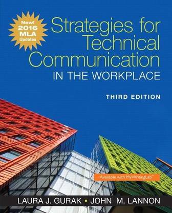 Strategies for Technical Communication in the Workplace, MLA Update Edition