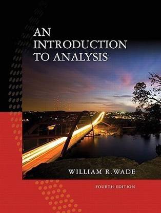An Introduction to Analysis