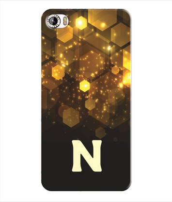 XPRINT Back Cover for Intex Aqua Glam - Alphabet N