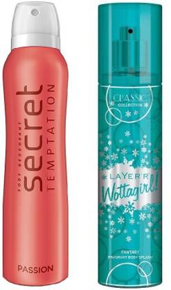 LAYER'R Wottagirl! Fantasy 1pc. & Secret Temptation passion 1pc. Pack of 2