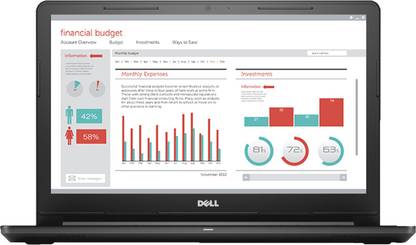 DELL Vostro 15 3000 Series Intel Core i3 7th Gen 7020U - (4 GB/1 TB HDD/Windows 10 Home) 3568 Laptop