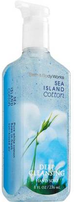 BATH & BODY WORKS Deep Cleansing Hand Soap- Sea Island Cotton