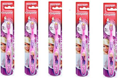 Colgate Kids Barbie Toothbrush Extra Soft Toothbrush