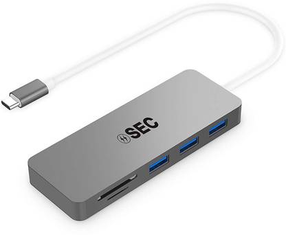 SEC USB-C Hub with Type C, USB 3.0 Ports and SD H1 USB Hub