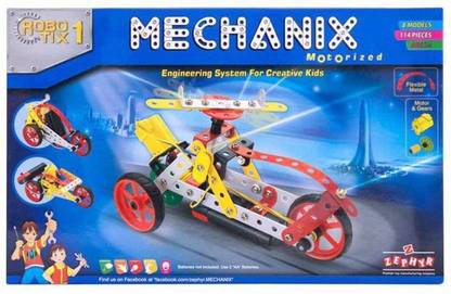 ZEPHYR motorized mechanix robotix 1 (114 Pcs)