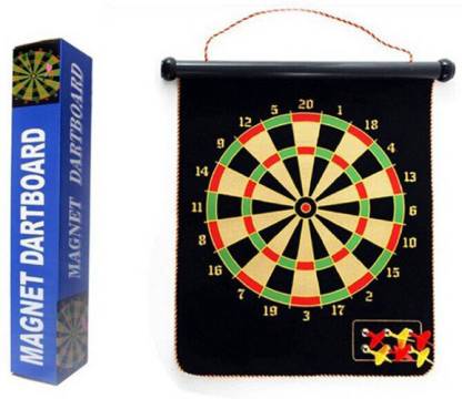 Konex Magnetic Dart Board Game With 6 Darts - Large Size Dart Board Game