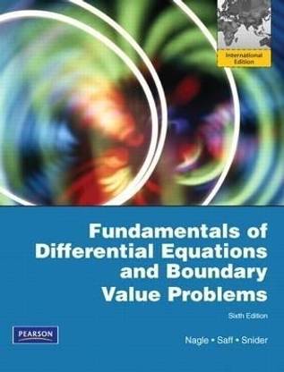 Fundamentals of Differential Equations and Boundary Value Problems