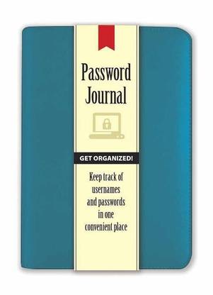 Password Journal: Caribbean Blue