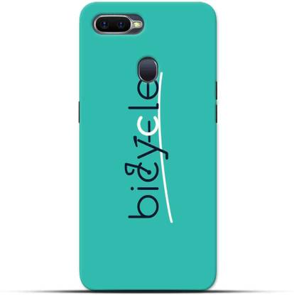Saavre Back Cover for Bicycle, Word Art, Blue for OPPO F9 PRO