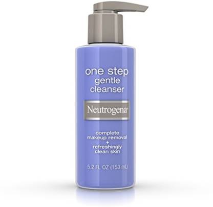 NEUTROGENA One Step Gentle Facial Cleanser And Makeup Remover, 5.2 Oz. Cleanser Face Wash
