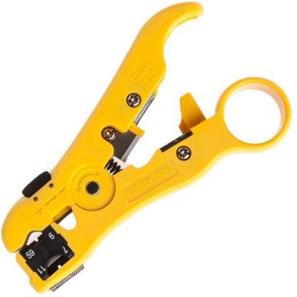 Tool Cut stripper-tool Universal Cutter Stripper for Flat or Round UTP Cat5 Cat6 Cable Coax Cable Stripping Tool Manual Crimper stripper-tool Manual Crimper