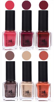 Unique Nails Gel Nail Polish Set 2636 Multicolor