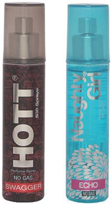 HOTT Mens SWHITE AMBERGGER & ECHO- (Set of 2 Perfume for Couple) (60ml each) Perfume  -  60 ml