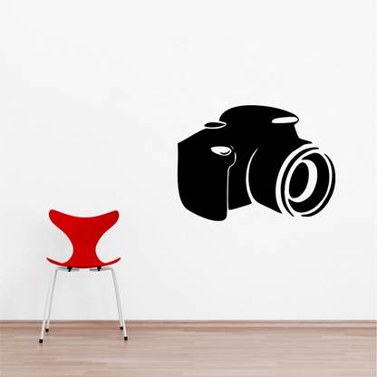 StickerYard 43 cm Camera Photography Self Adhesive Sticker