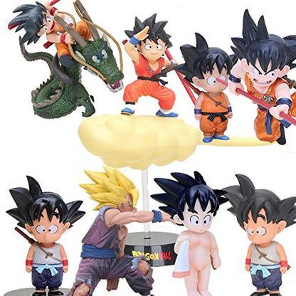Genrc Game Fun Dragon Ball Z Son Goku Action Figure Dragonball Kid Goku Child Childhood Son Goku Gokou Krillin Flying Pose Pvc Model K