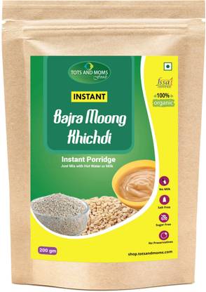 TOTS AND MOMS Instant Bajra Moong Khichdi Cereal