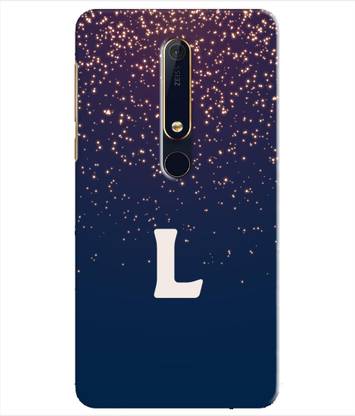 XPRINT Back Cover for Nokia 6.1 - Alphabet L