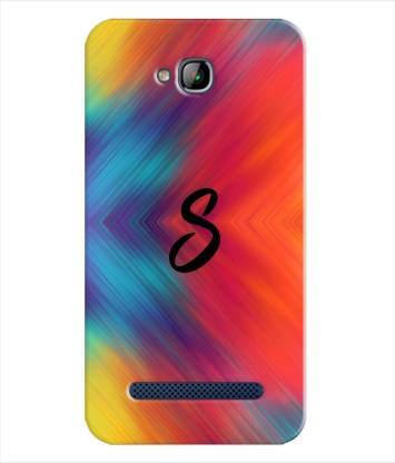 XPRINT Back Cover for Micromax Bolt Q324 - Alphabet S