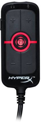 HyperX Amp USB Sound Card - Virtual 7.1 Plug and Play Audio (HX-USCCAMSS-BK)  Gaming Accessory Kit
