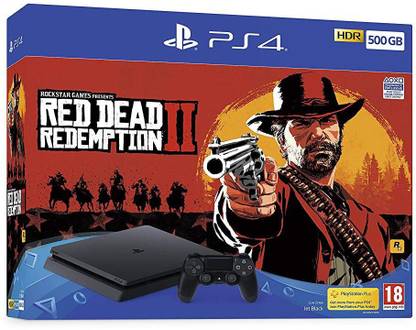 SONY PlayStation 4 (PS4) 500 GB with Red Dead Redemption 2