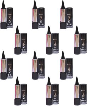 एवुअर हर्बल Black Dry Kajal Eye-Define Extra Smooth & Cool (Pack of 12)