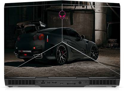 GADGETSWRAP Printed Nissan GTR Skin For Alienware 15 R3 Laptop (Top Only) Vinyl Laptop Skin Compatible for 15.6 inch
