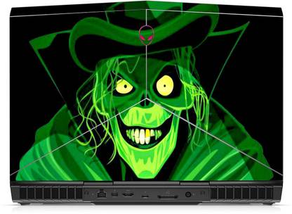 GADGETSWRAP Printed Disneyland Hatbox Green Ghost Skin For Alienware 13 R3 Laptop (Top Only) Vinyl Laptop Decal 13.5