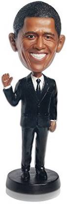 Genrc Barack Obama Bobblehead Action Figure Polyresin Bobbling Heads 44Th President Cute Toys Statue Collection Desk Decoration
