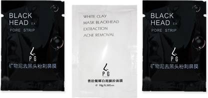 P&G Blackhead/Whitehead Removing Charcoal peel Off Mask with White Clay Mask