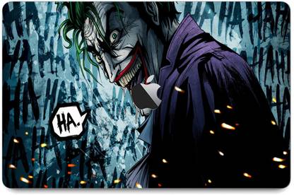 GADGETSWRAP Printed dc comics the joker artwork laughing Skin Vinyl Laptop Decal 13