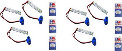 TechWiz 6 Piece of 9v Battery with SMD LED Light strip