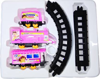 Be you own label Mickey Mouse figure electric toy train for kids.