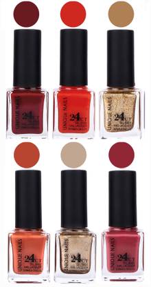 Unique Nails Gel Nail Polish Set 2638 Multicolor