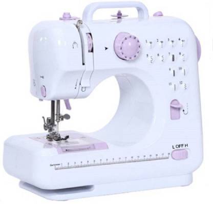 Tradeaiza Professional 12-Stitch Full-Featured Multi-functional Portable,2-speed Control & Double Thread Electric Sewing Machine ( Built-in Stitches 12) Electric Sewing Machine