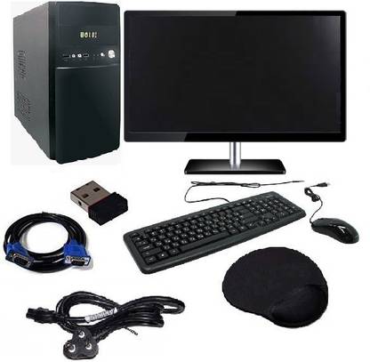 Wolux Core 2 Duo (4 GB DDR2/320 GB/512 MB/19 Inch Screen/WPC-1863 Desktop PC / WIFI)