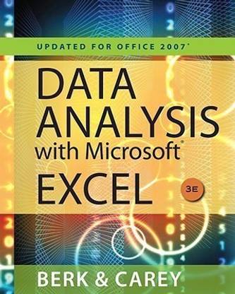 Data Analysis with Microsoft (R) Excel' : Updated for Office 2007 (Book Only)