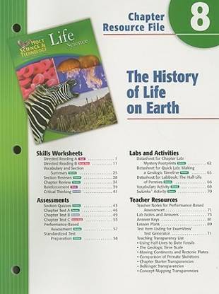 Holt Science & Technology Life Science Chapter 8 Resource File: The History of Life on Earth