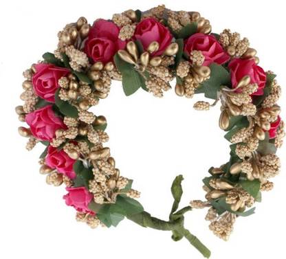 PARAM Flower Gajra Hair Pin Hair Band
