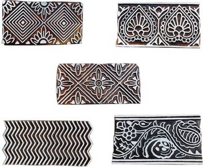 skart wooden printing blocks border Printing Blocks