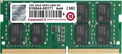 Transcend DDR4 LAPTOP DDR4 16 GB (Single Channel) Laptop (TS2GSH64V4B)