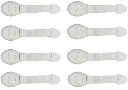 BabySafeHouse Safety Cabinet Latch/Lock 8 pieces for Cabinet, Drawer, Fridge for baby child infant Safety Latch with strong tape