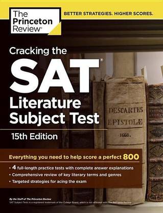 Cracking The Sat Literature Subject Test, 15th Edition